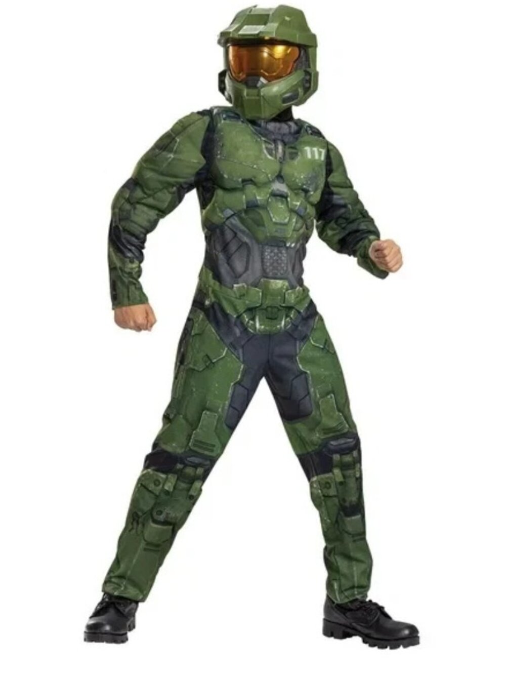 Disguise Boy's Halo Master Chief Padded Halloween Costume Small (4-6)